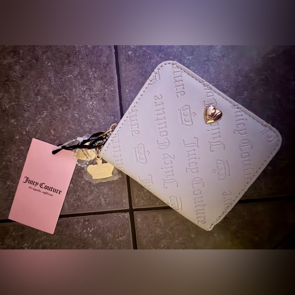 Juicy Couture Not Your Babe Wallet in Angel NWT